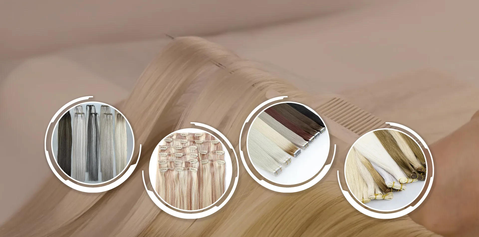 OEM- und ODM-Fabrik für Haarverlängerungen