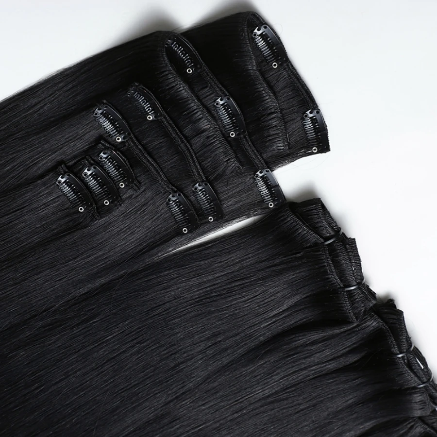 Clip-in-Haarverlängerungen aus Remy-Echthaar