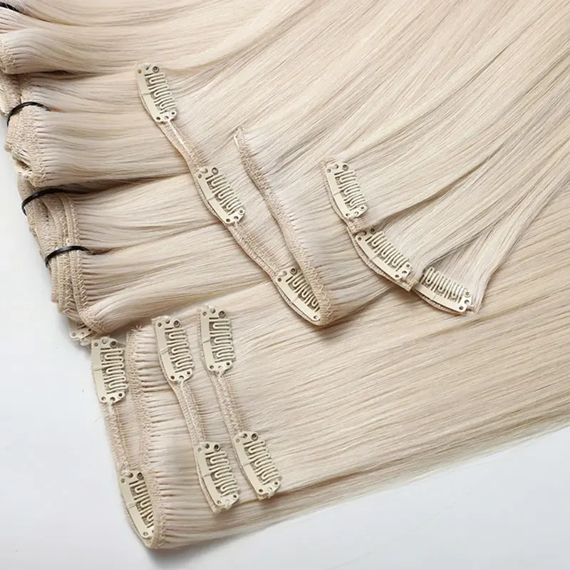 Clip-in-Echthaarverlängerungen